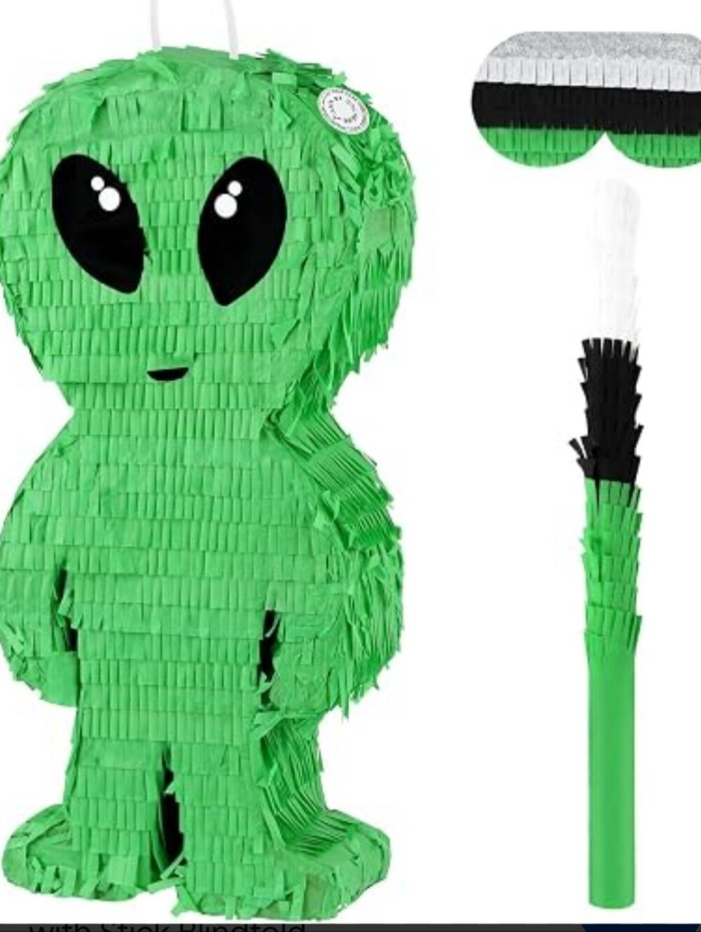 Green Alien Piñata Party Decor - Brand: